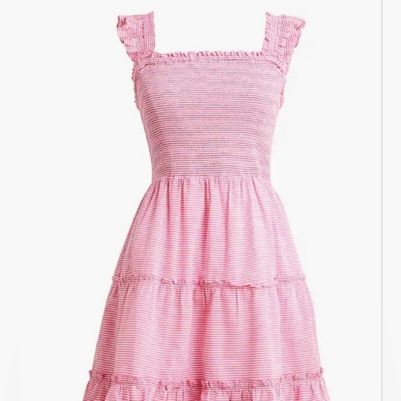 J. Crew Factory Dresses & Skirts - Jcrew factory size xs Striped smocked tiered mini dress